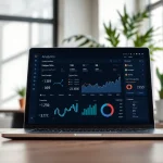 Engaging dashboard analytics on the 1cplatform in a modern office setting.
