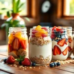 Enjoy delicious recipes at https://masonjarbreakfast.com with vibrant mason jar breakfasts.