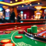 Speel roulette bij https://casinodaily.nl met kleurrijke fiches in een levende casino sfeer.