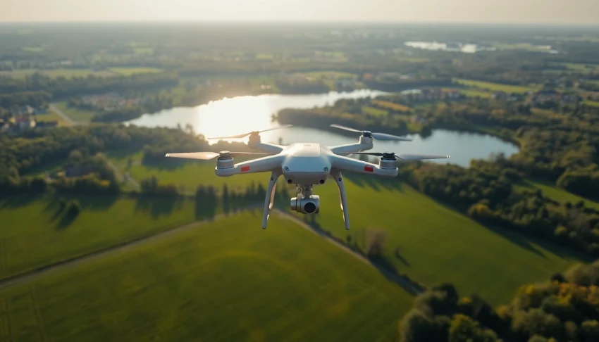 Drohnenvideos Brandenburg zeigen eindrucksvolle Luftaufnahmen von Brandenburgs Landschaften.