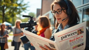 Cover local news stories at https://www.todayville.com with a journalist connecting with the community.