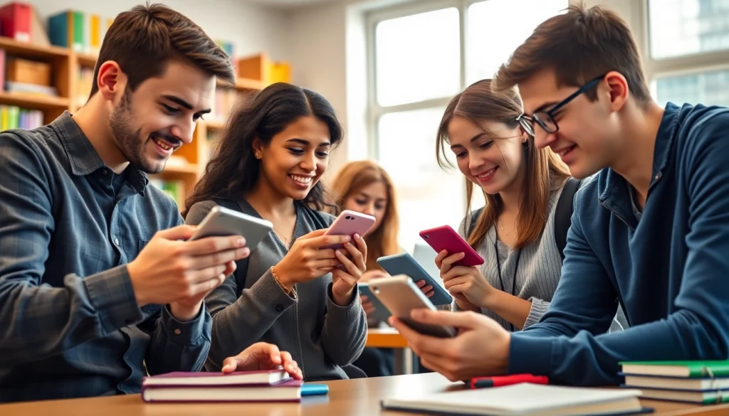 Enhancing engagement with a smartphone solution in school life during interactive classroom sessions.