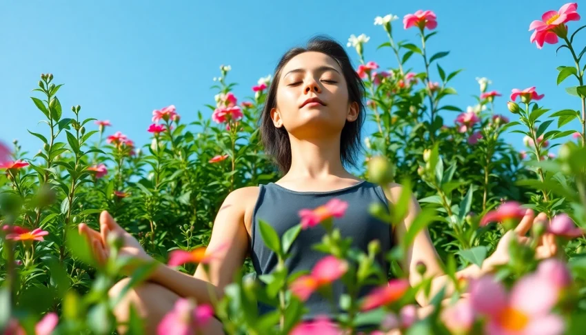 How to engage in personal growth and meditation in a serene natural environment.