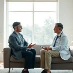 Psychiatrists in Dubai providing supportive therapy in a calming environment.
