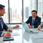 Meet with experienced Atlanta Accident Lawyers in a professional office setup, highlighting trust and competence.