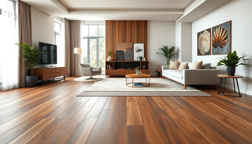Transform your space with stunning luxury vinyl flooring near me in a beautiful interior.
