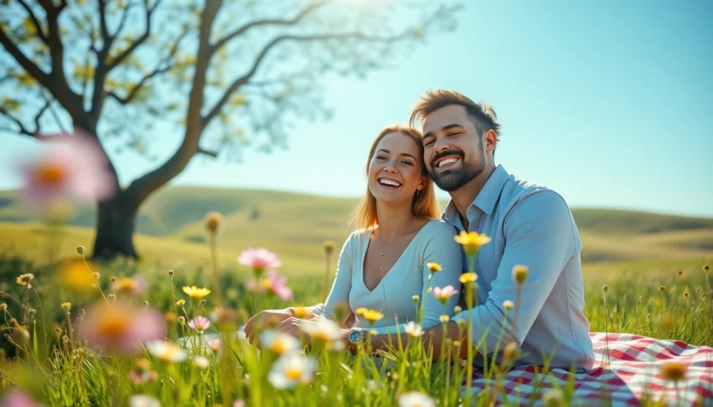Capture the essence of love through light & airy photography in a sunlit meadow.