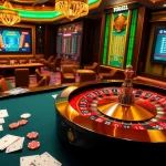 Pemain yang menikmati togel sumo di platform kasino interaktif dengan rolet dan chip poker.