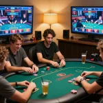 Players engaging in online poker at SC88, demonstrating strategic gameplay and social interaction.