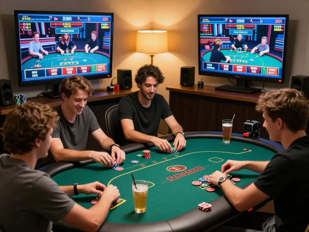 Players engaging in online poker at SC88, demonstrating strategic gameplay and social interaction.