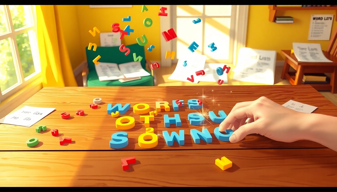 Engage with Word Soup by finding words in a vibrant letter grid amidst a cozy setting.