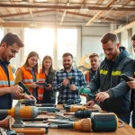 Enhance your skills with construction training in a dynamic hands-on environment.