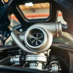 Boost your engine performance with a Turbosmart boost-ready turbo showcased in a professional setting.