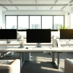Creating innovative Website Design Hereford solutions in a vibrant office space.