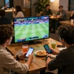 Placing bets on sports while enjoying friends' company during đăng nhập 789win.