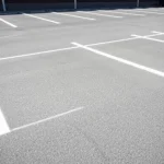 Enhancing Parking lot striping services Jackson MS with freshly painted lines and clean aesthetics.