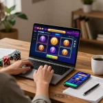 Engaging online casino experience at situs slot gacor with colorful slot interface.