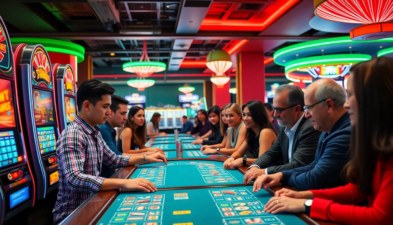 Menggambarkan pengalaman bermain casino yang mendebarkan dengan bbni4d dan suasana penuh semangat.