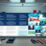 Creating stunning videos with sora transforms text into engaging visuals in a creative workspace.