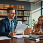 Consultation with a Houston Personal Injury Attorney showcasing professionalism and expertise.