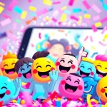 View an exciting array of TikTok emojis celebrating creativity and expression in social media.