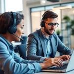 Utilize remote call control technology for improved productivity in a modern office setting.