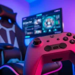 Cronus zen gaming setup highlighting a controller with advanced mods for an immersive experience.