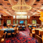 Stylish party rentals in Las Vegas with elegant tables and chairs setup