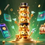 Experience LIGALGO's exciting online gaming with vibrant 3D visuals and crypto elements.