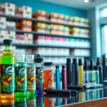 Browse quality products at Vape Juice Depot with a colorful array of vape juices and devices.