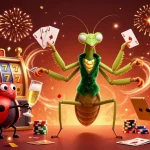 Experience thrilling gaming action with motphim, featuring a giant card sharp and vibrant casino elements.