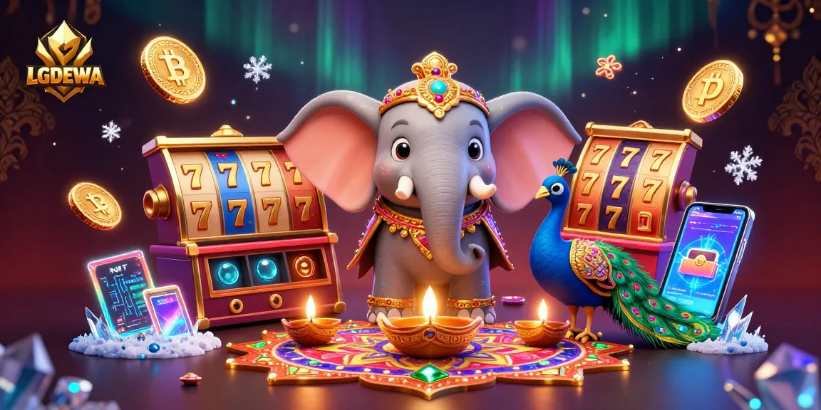 Spin for jackpots at LGODEWA with vibrant scenes of animated characters and slot elements.