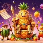 Attrapez des gains au casino en ligne avec un roi ananas et ses gardes dynamiques.