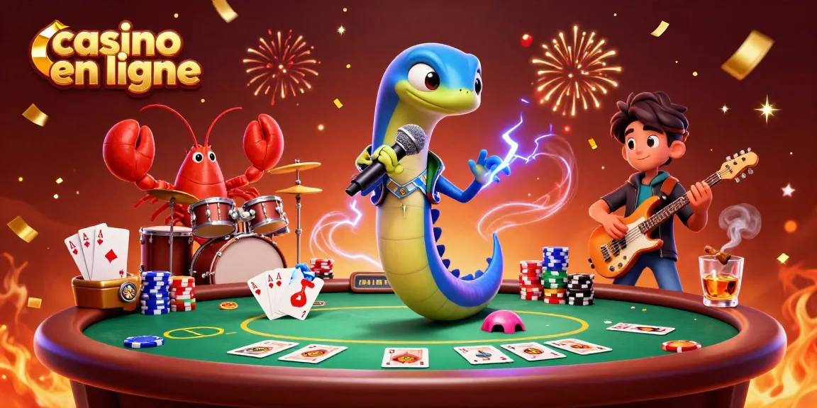 Jouez au casino en ligne avec des personnages animés dans un univers sous-marin vibrant.