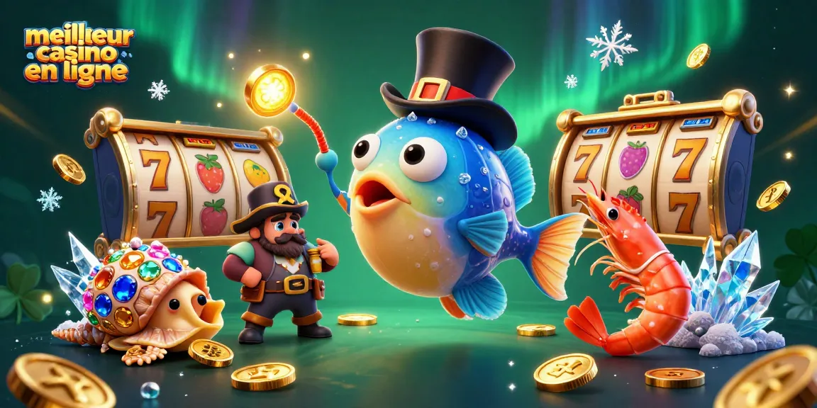 Découvrez les meilleurs casinos en ligne avec un poisson-ange ludique dans un monde sous-marin fascinant.