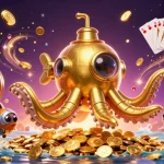 Spin the reels at สล็อตเว็บตรง with a golden kraken submarine and dazzling casino elements.