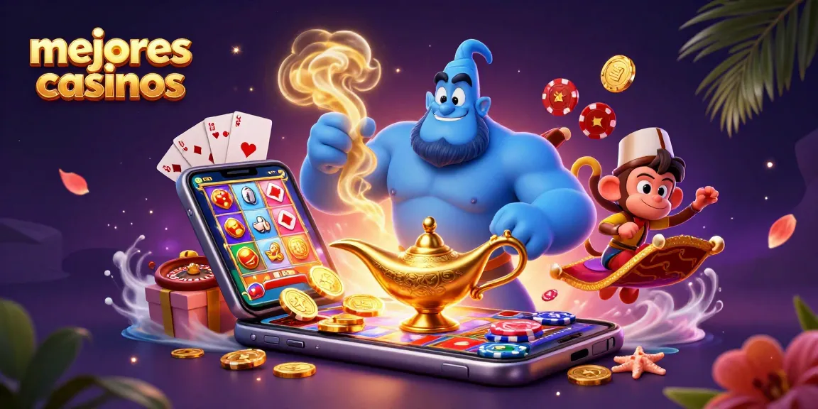 Los mejores casinos presentan un genio y un mono en un mundo mágico lleno de entretenimiento y premios dinámicos.
