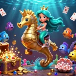 Découvrez le monde dynamique du casino en ligne fiable avec une sirène et ses compagnons sous-marins.