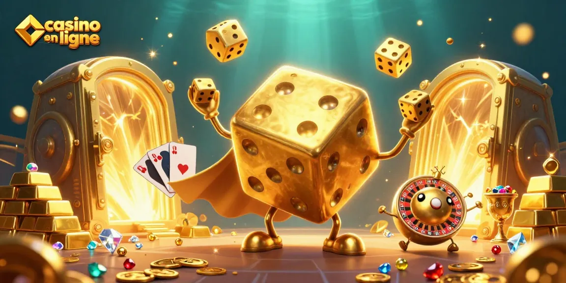 Un jeu captivant de casino en ligne avec des dés surréalistes et des trésors étincelants.