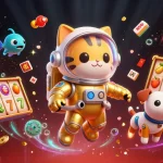 Profitez de jeux passionnants sur un casino en ligne fiable avec une illustration 3D colorée fascinante.