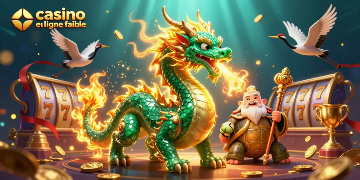 Admirez les dragons et la sagesse dans un casino en ligne fiable vibrant.