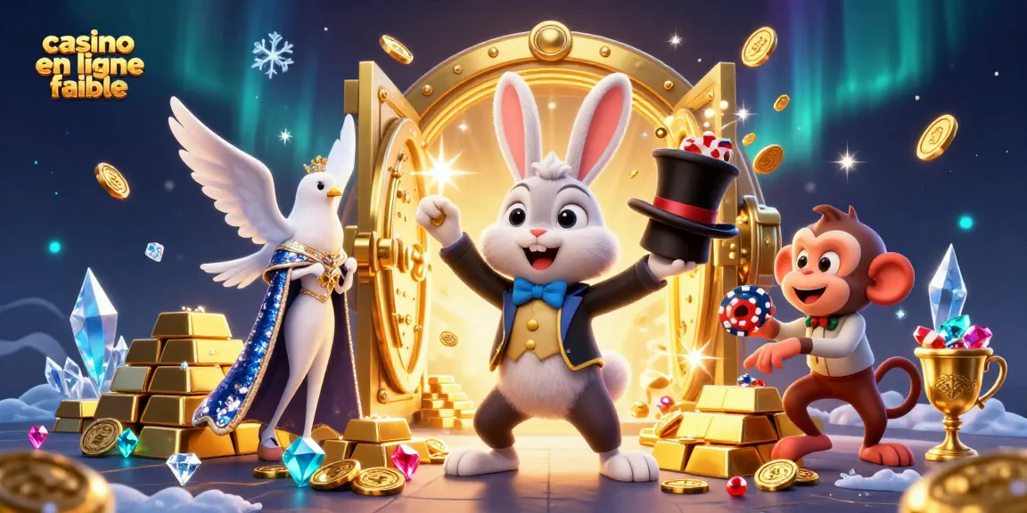Découvrez un casino en ligne fiable avec un magicien et des pièces d'or étincelantes.