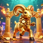 Immergez-vous dans l'univers du casino en ligne fiable avec cette illustration dynamique remplie de jeux colorés.