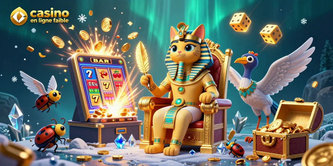 Profitez d'une expérience captivante dans un casino en ligne fiable avec un chat pharaon et des jeux lumineux.
