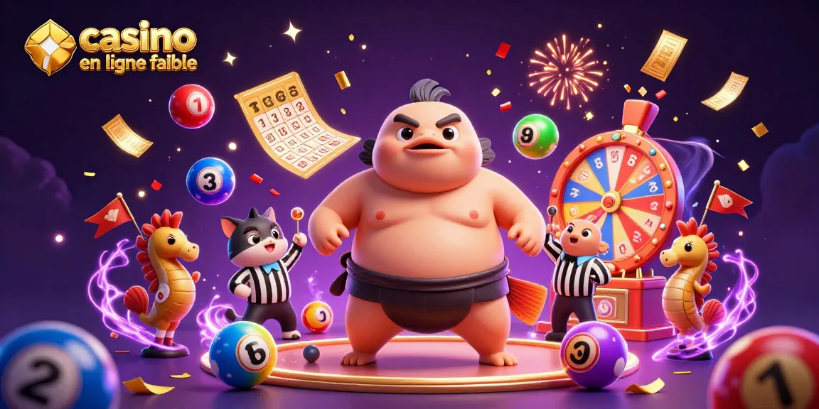 Vivez l'expérience d'un casino en ligne fiable avec notre illustration 3D dynamique pleine d'énergie.