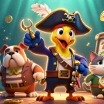 Jouer aux machines à sous dans un casino en ligne fiable avec un capitaine pirate et ses compagnons.