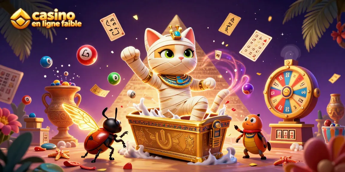 Profitez d'une expérience exaltante de casino en ligne fiable avec des éléments animés de jeu et des personnages captivants.
