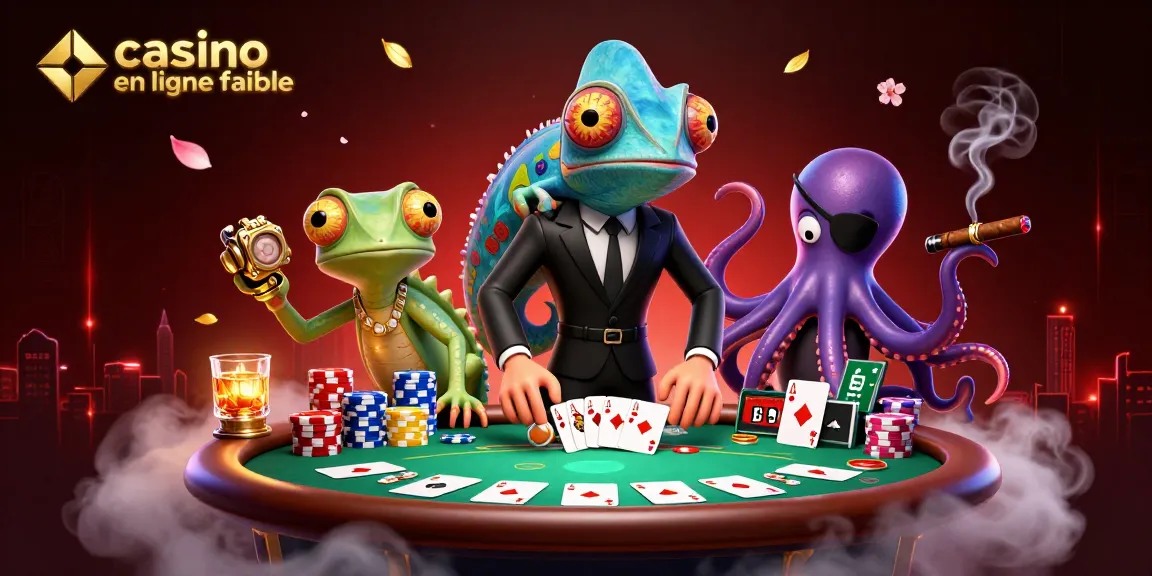Apprenez à choisir un casino en ligne fiable avec une illustration captivante d'agents secrets dans un décor de jeu.