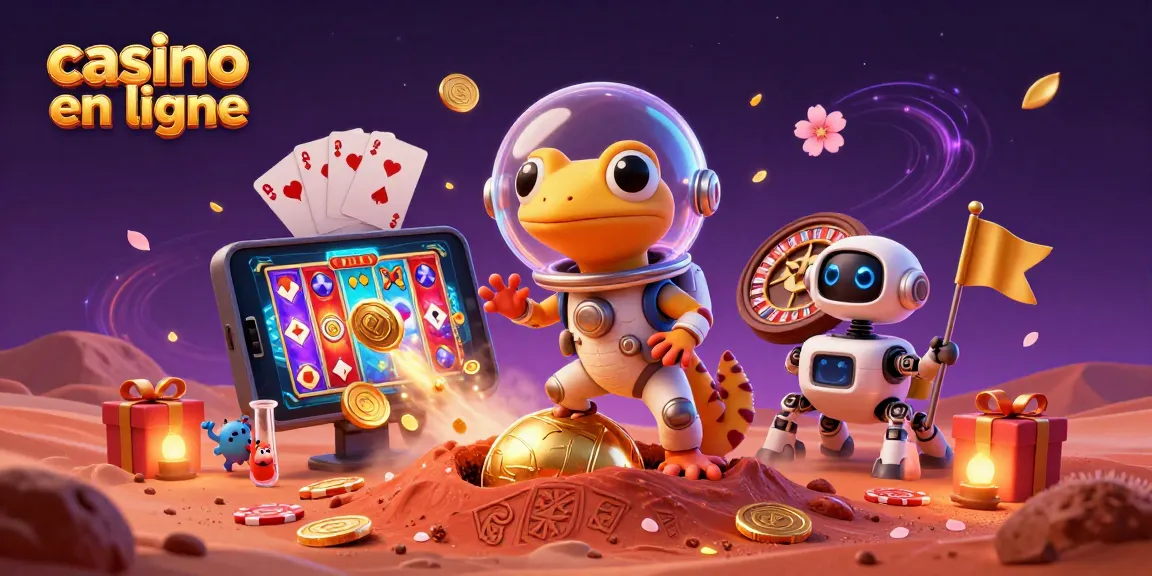 Gagnez gros avec des jeux passionnants sur casino en ligne dans un univers martien vibrant.