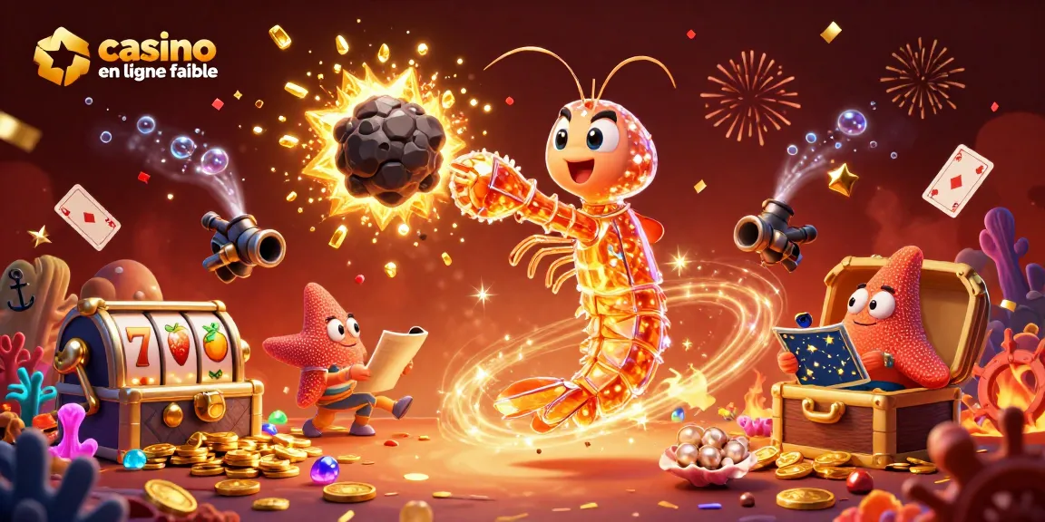 Visualisez un scénario vibrant de casino en ligne fiable avec des personnages et des éléments de jeu captivants.